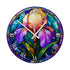 Iris Suncatcher Effect Clock
